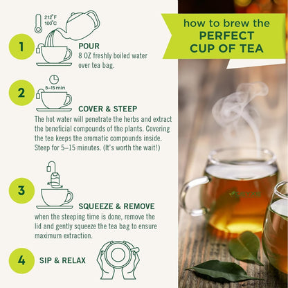 KEYXE - USDA Organic Soursop Graviola Leaves Tea 50 Bags. Non-GMO Verified , 100% Organic Soursop Leaves for Digestion, Boosting Immune, Improving Sleep & Skin Health, Gluten Free, Caffein Free , Hojas De Guanabana Tea Organica, Eco-Conscious Tea Bags