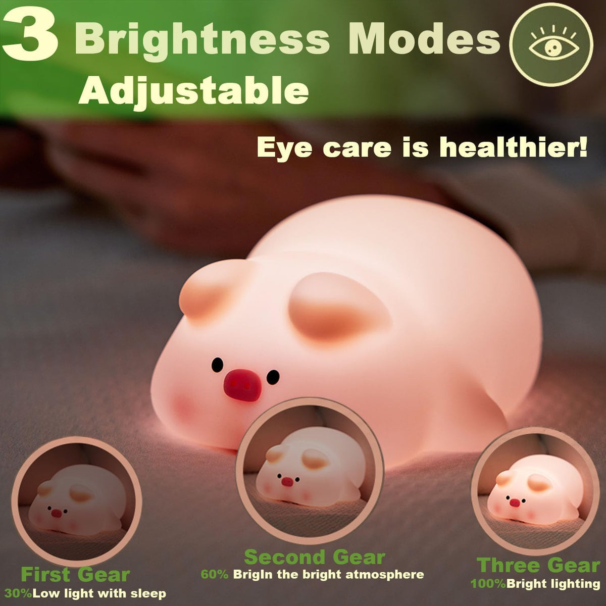Sloth Gifts for Kids, Squishy Sloth NightLight,Silicone Animal Nursery Lamp