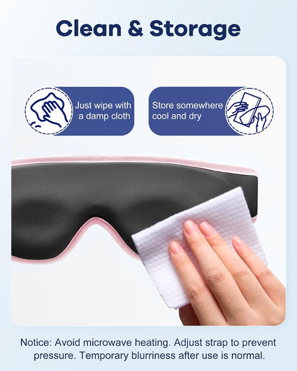 Cooling Gel Eye Mask for Puffy Eyes, Larger Full-Eye Cold Compress for Swelling, Ice-Cold Gel Therapy, Forehead & Upper Cheek Cooling Relief, Reusable Ice Pack for Eyes, FSA Eligible HSA, Black