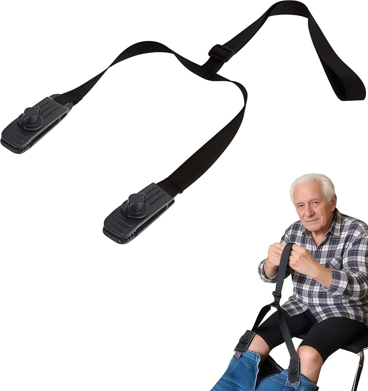 Clip and Pull Dressing Aid for Pants, Wearing Assist Tool for Elderly