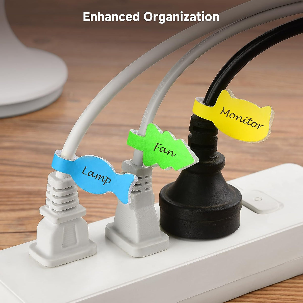 Cable Matters 160-Pack Reusable Hook-and-Loop Cable Tags
