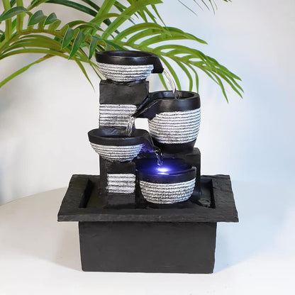 Ferrisland Resin LED Indoor Water Fountains