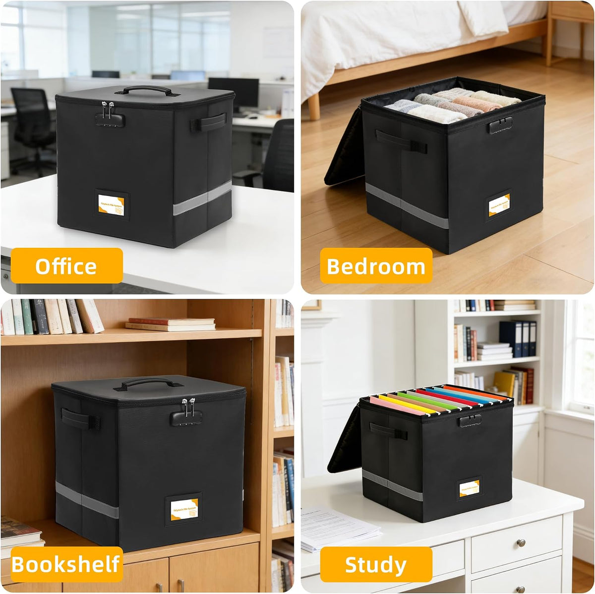 Deluxe Next of Kin Box Organizer with Labels,Estate Planning Organizer Kit