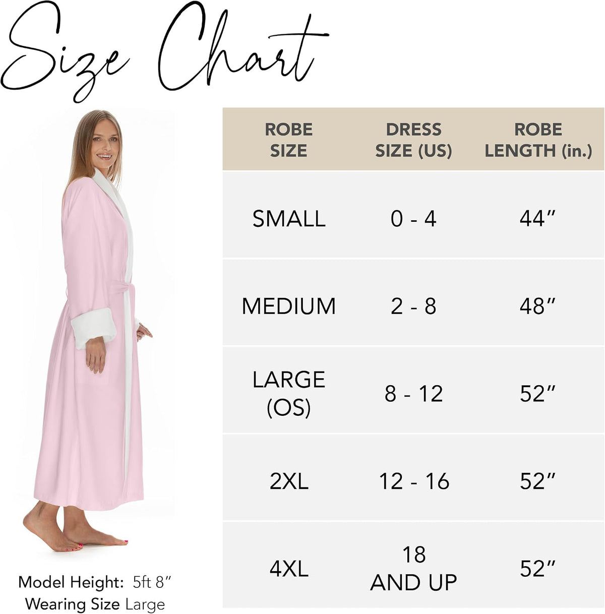 Women's Microfiber Robe by BOCA, Luxury Hotel Bathrobe, Generous Sizing