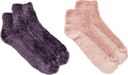 Dr. Scholl's Womens Low Cut Soothing Spa - Lavender & Vitamin E Infused 2 3 Pair Packs Bottom Grippers Sock, Blue, Pink/Blue, 4-10 US