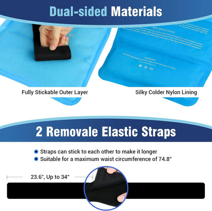 Comfytemp Gel Ice Packs for Injuries Reusable, Hot Cold Compress Ice Packs
