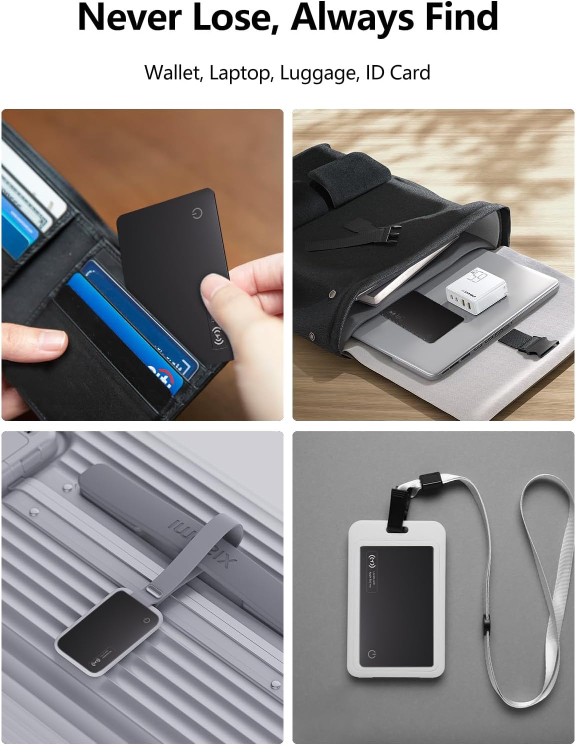 Wallet Tracker Card for Apple & Android