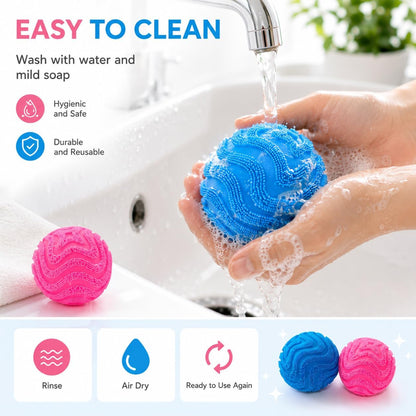 Fuzz Ball Squishy, Stress Balls for Adults Slow Rise Squishies Soft Sensory Fuzz Balls Adults Anxiety Stress Relief Toys,Stress Relief Toy for Relaxation,Office Desk Decor (Pink)