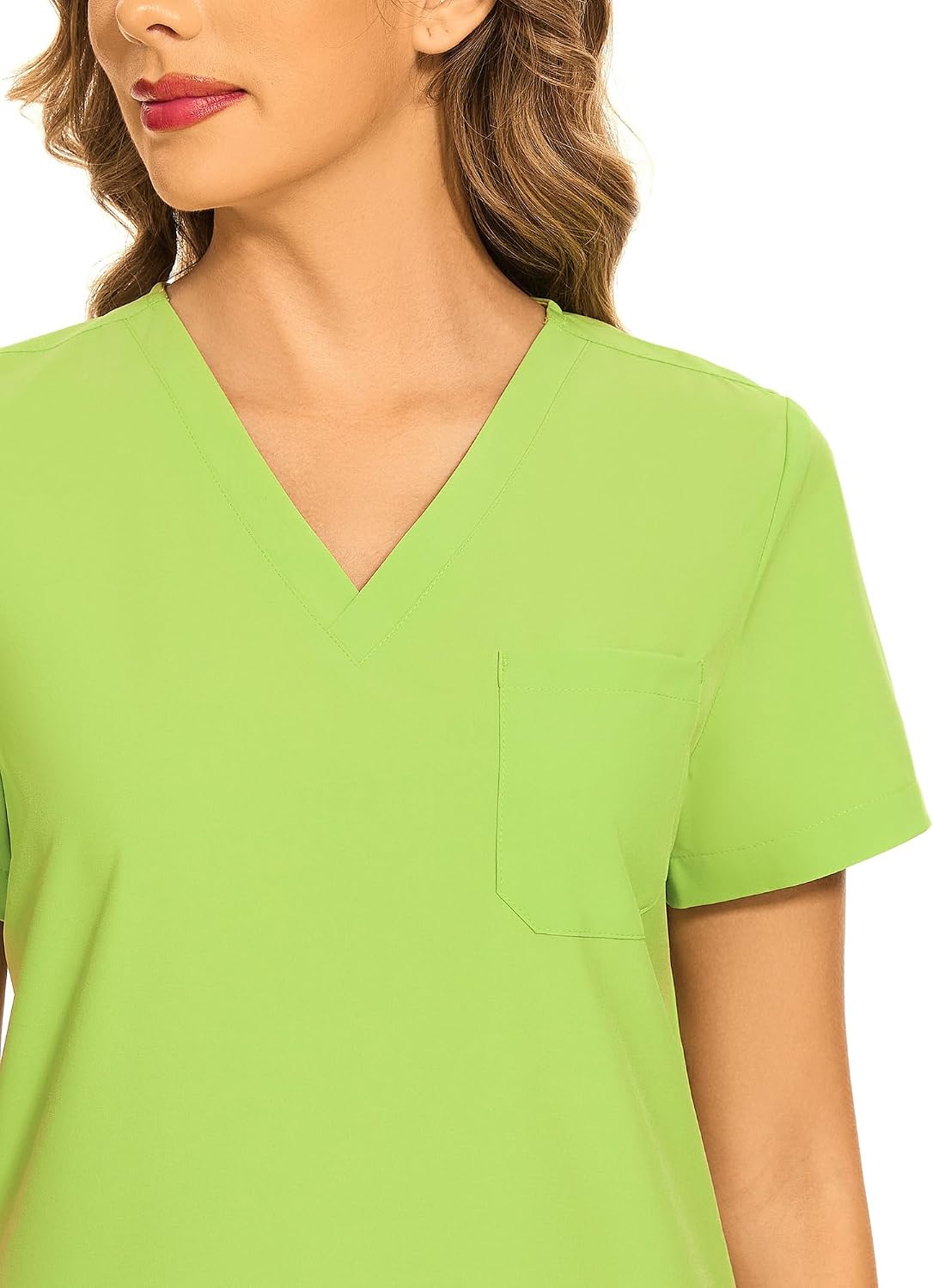COZYFIT Scrubs for Women Set - Stretch V-Neck Scrub Top & Jogger Pant with 8 Pockets COZY SCRUBS - Colors A