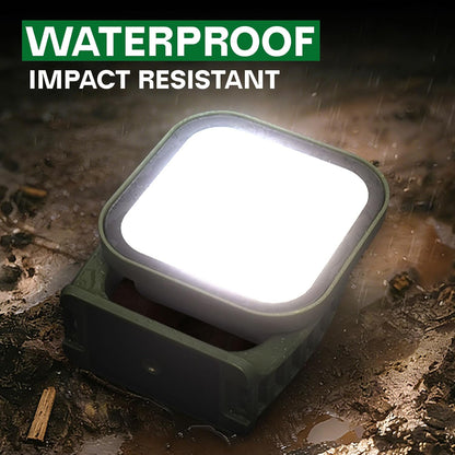 Rechargeable Work Light, 4000LM Magnetic Portable Work Light with Stand, 12000mAh Battery Powered LED Flood Light, USB-C, 180° Rotating for Garage, Car Repair, Camping