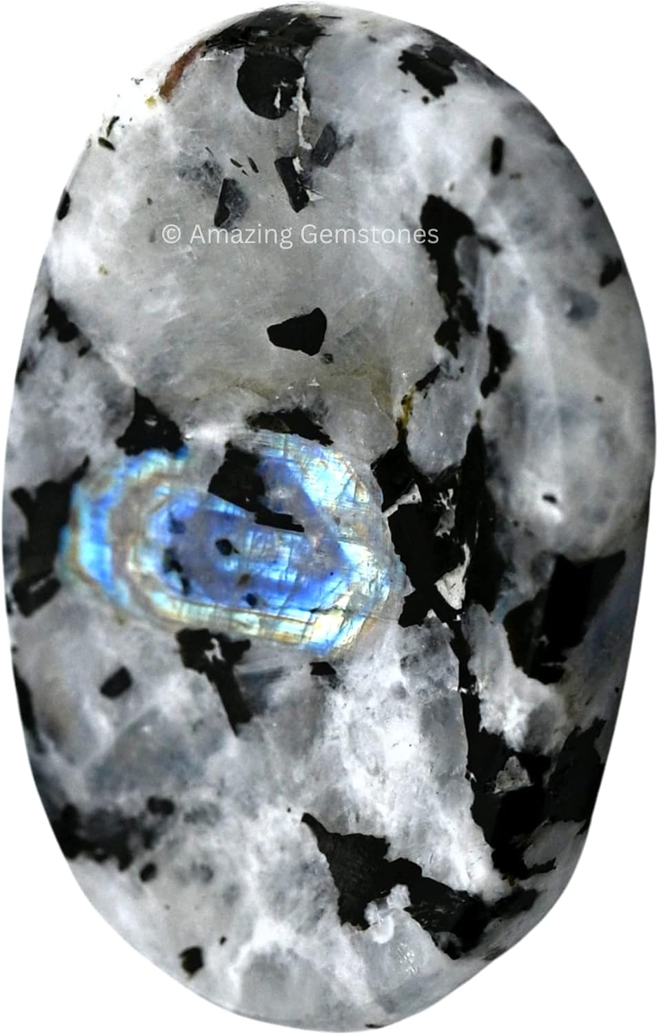 Amazing Gemstone Labradorite Thumb Worry Stone, Anxiety Stone, Healing Crystals - Piedra Crystal Fidget for Gift, Meditation, Calming, Relaxation, Stress Relief - Colors A