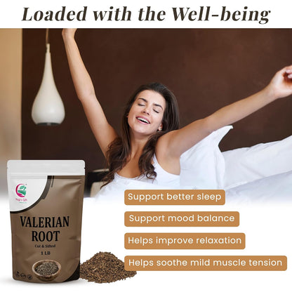 Yogi's Gift® Valerian Root Cut & Sifted 1 lb | Herbal Tea Cut