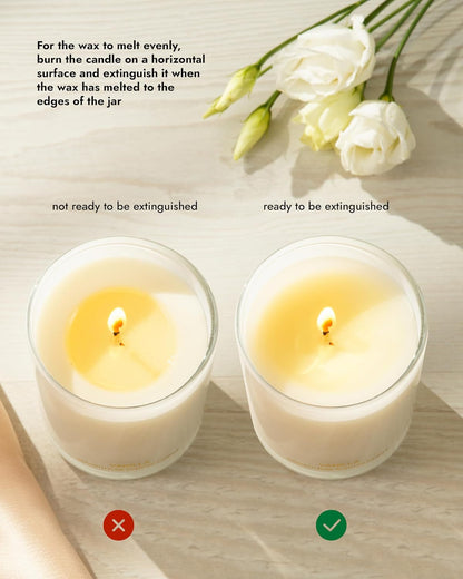 96NORTH Luxury Vanilla Soy Candles | Large 3 Wick Jar Candle | Up to 50 Hours Burning Time | 100% Natural Soy Wax | Relaxing Aromatherapy Aesthetic Candle | Housewarming Gift for Men and Women