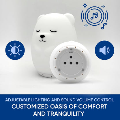 Mindfulness 'Breathing Kitty' | 4-7-8 Guided Visual Meditation Breathing Light | 3 in 1 Device with Night Light & Noise Machine for ADHD Anxiety Stress Relief Sleep - Gift for Kids Adult Women Men