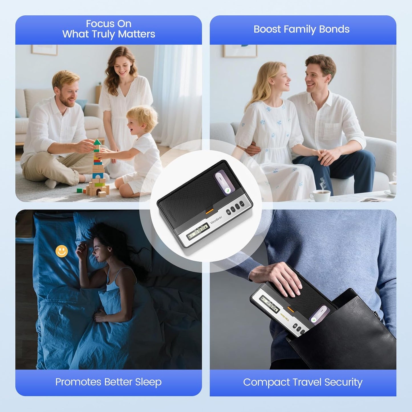 Vaydeer Phone Lock Box with Timer, 99-Hour Lock