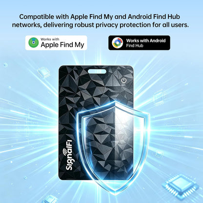 Wallet Tracker Card for iOS & Android,Ultra-Thin IP68 Waterproof