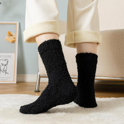 Premillow Womens Fuzzy Socks Fluffy Socks Women Winter Cozy Sock Warm Slipper Home Sleeping Sock for Women
