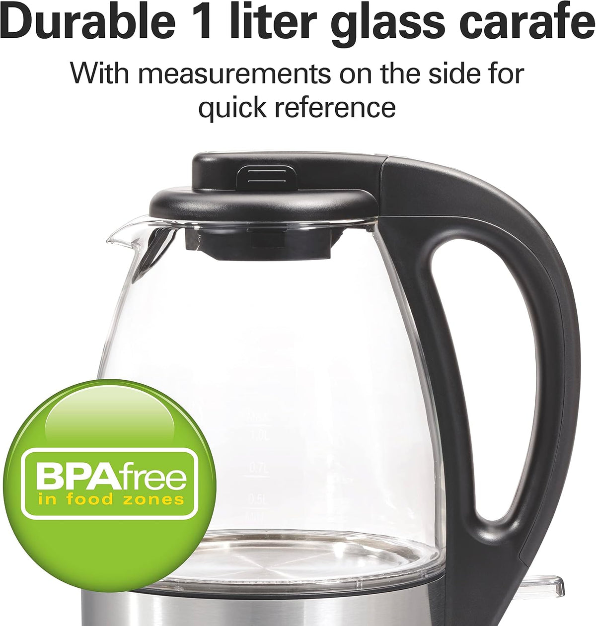Hamilton Beach 1.8 Liter Electric Tea Kettle, Water Boiler & Heater