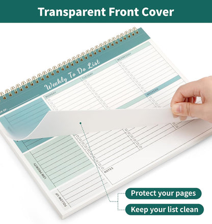 104 Pgs To Do List Notepad, 52 Undated Sheets Duplex-printed