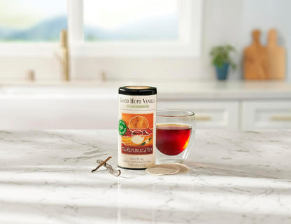 The Republic of Tea Red Rooibos Good Hope Vanilla Herbal Tea, 36 Count