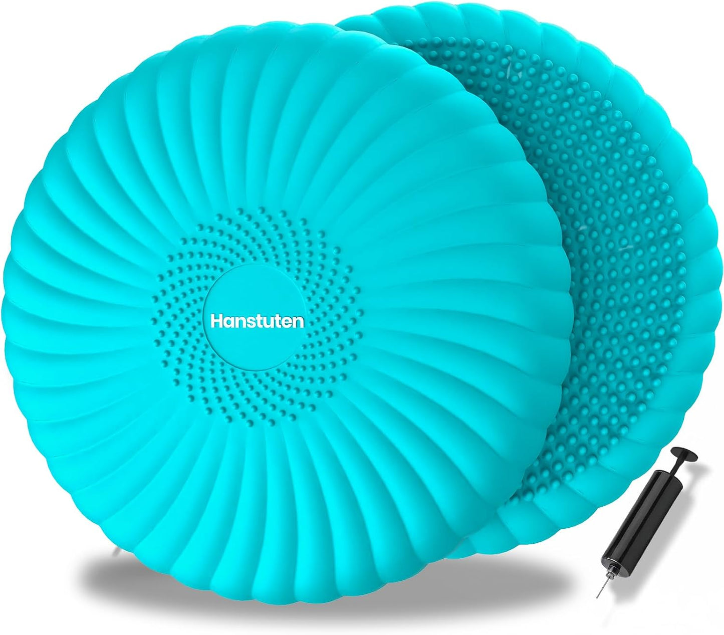 Wobble Cushion Core Balance Disc, Wiggle Seat for Sensory Kids to Stay Focused, Non-slip Balance Pads with Inflation Pump for Physical Therapy & Core Strength