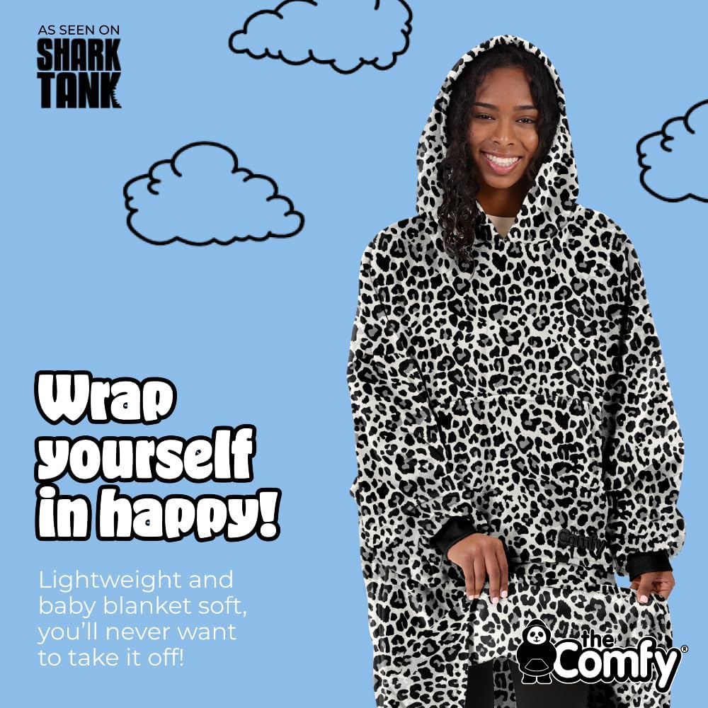 THE COMFY Dream | From Shark Tank | Patented | No Sherpa | Light Wearable Blanket Hoodie | Gift for Women & Men | One Size
