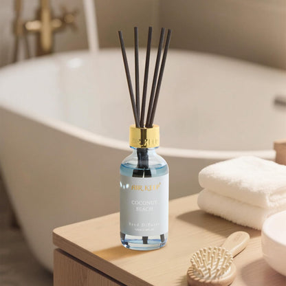 Airkeep Reed Diffuser Oil Set with Reed Sticks,Citrus Aromatherapy Oil Scent Diffuser for Home Office Bathroom Decoration Perfume and Gifts 3.38oz/100ml