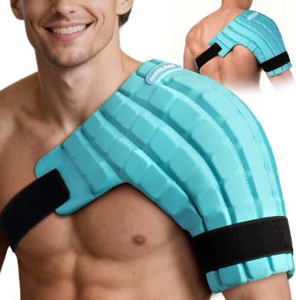 Neck Ice Pack Wrap for Cervical Pain, 2 Hours Long Lasting Cold