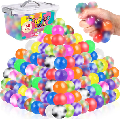 36 Pack Stress Balls, Squishy Balls, Squishy Fidget Stress Relief, Squeeze Ball for Adults Stress Relieve, Prize Box for Friends, Party Favors