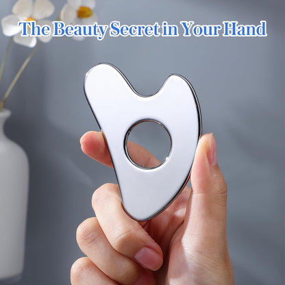 Gua Sha Facial Tools Guasha Tool Gua Sha Jade Stone Manual Massage Sticks for Jawline Sculpting and Puffiness Reducing for Face Body Tensions Reduce Festive Gifts