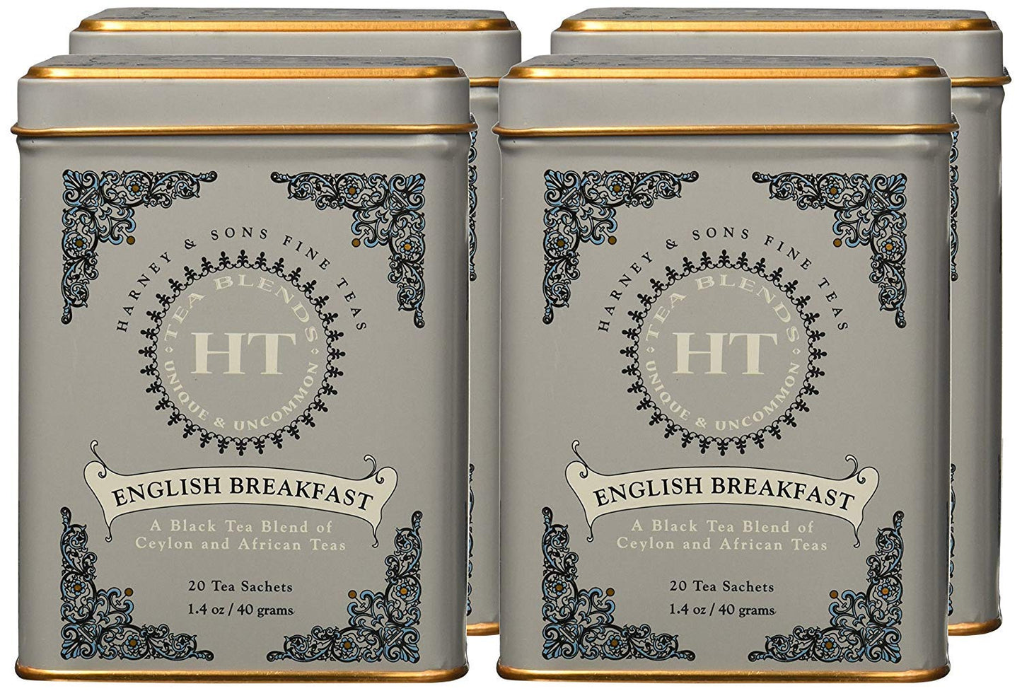 Harney & Sons HT Cherry Blossom Green Tea, 20 Sachets in Tin