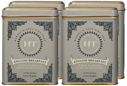 Harney & Sons HT Cherry Blossom Green Tea, 20 Sachets in Tin