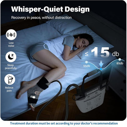 Cold Therapy Machine, Programmable Ice Machine for Shoulder After Surgery, Portable Shoulder Replacement Recovery System, Cryotherapy Pain Relief with Pad