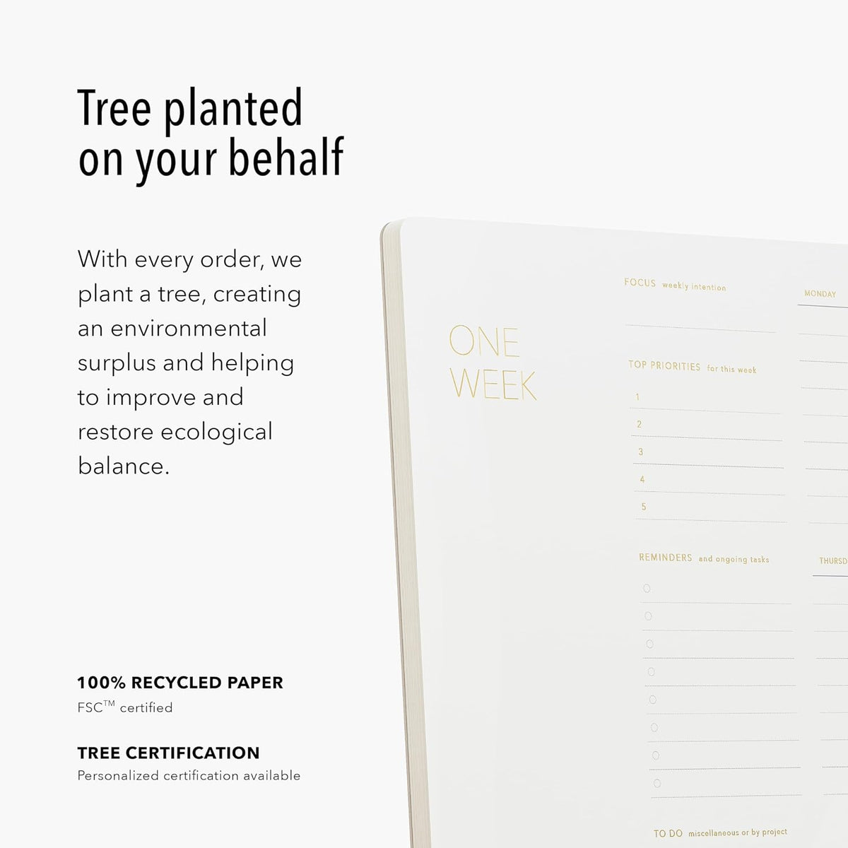 Daily Planner Notepad, A4, 52 Sheets, Undated,Time Blocking,Hourly Schedule