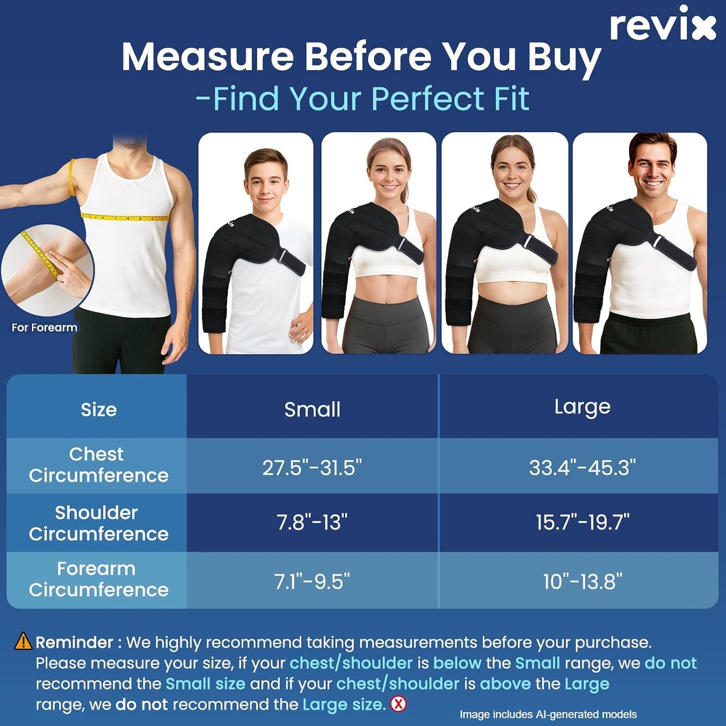 REVIX Arm Ice Pack Wrap for Pitchers – Shoulder and Elbow Ice Pack Reusable Cold Therapy Wrap for Baseball Pitcher Arm Recovery, Adjustable Compression Sleeve for Athelete Post-Workout Muscle Relief