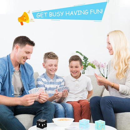 Sumind 24 Pieces Infinity Cube Fidget Toy Mini Blocks Cube Bulk Gadget Sensory Toy Hand Held Blocks Finger Gadget Gift for Adults Anxiety Stress Relief Game(Cute Style)