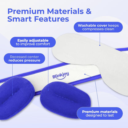 Blinkjoy Rechargeable Heated Eye Mask for Dry Eyes