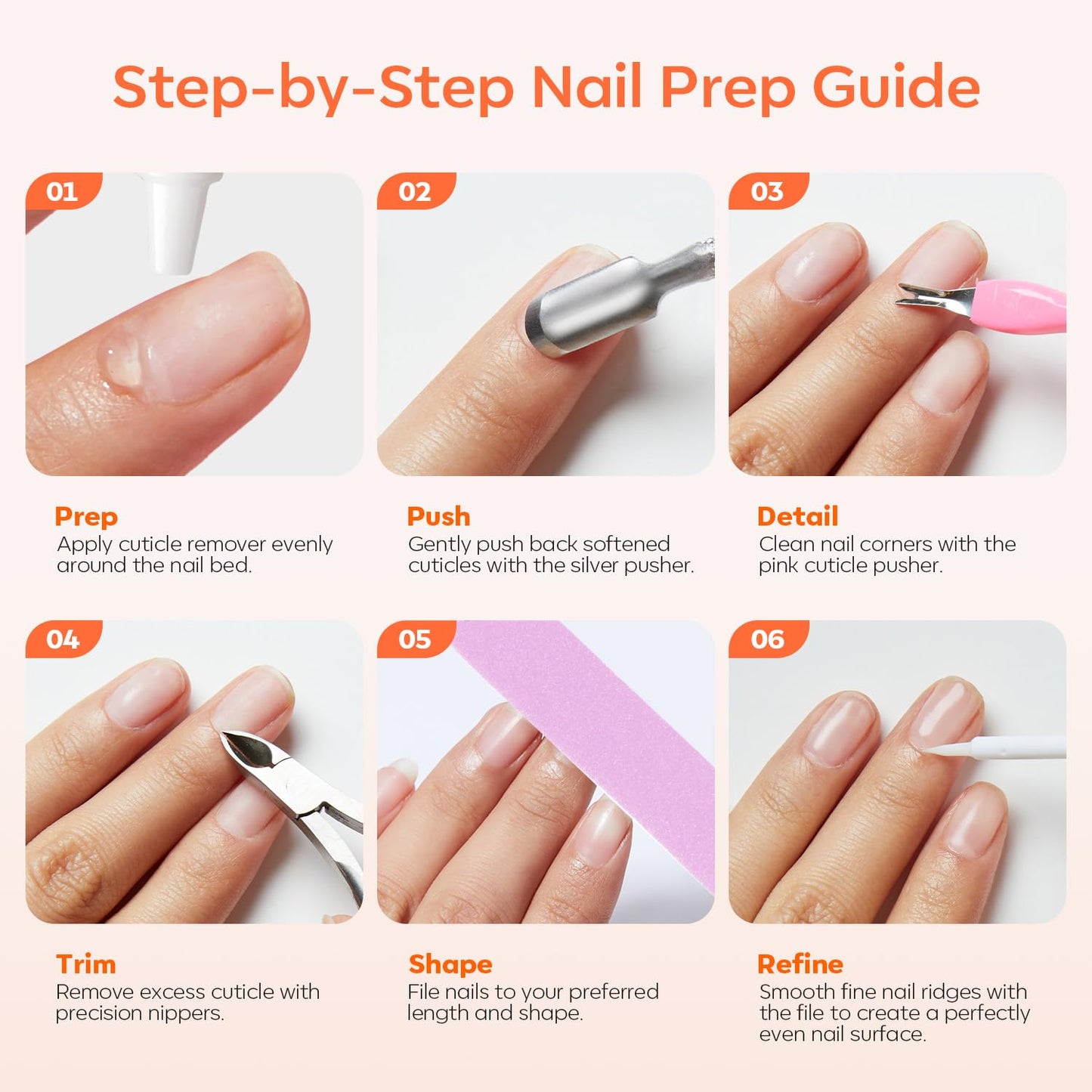 Modelones Cuticle Remover Kit Cuticle Remover Liquid & Cuticle Oil Pen Nail Kit w/Cuticle Trimmer Nail Stuff & File Cuticle Pusher & Nippers Manicure Kit for Women Nail Tools Manicure Set Nail Care