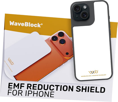 WAVEBLOCK EMF Blocker Sticker for iPhone 15 White