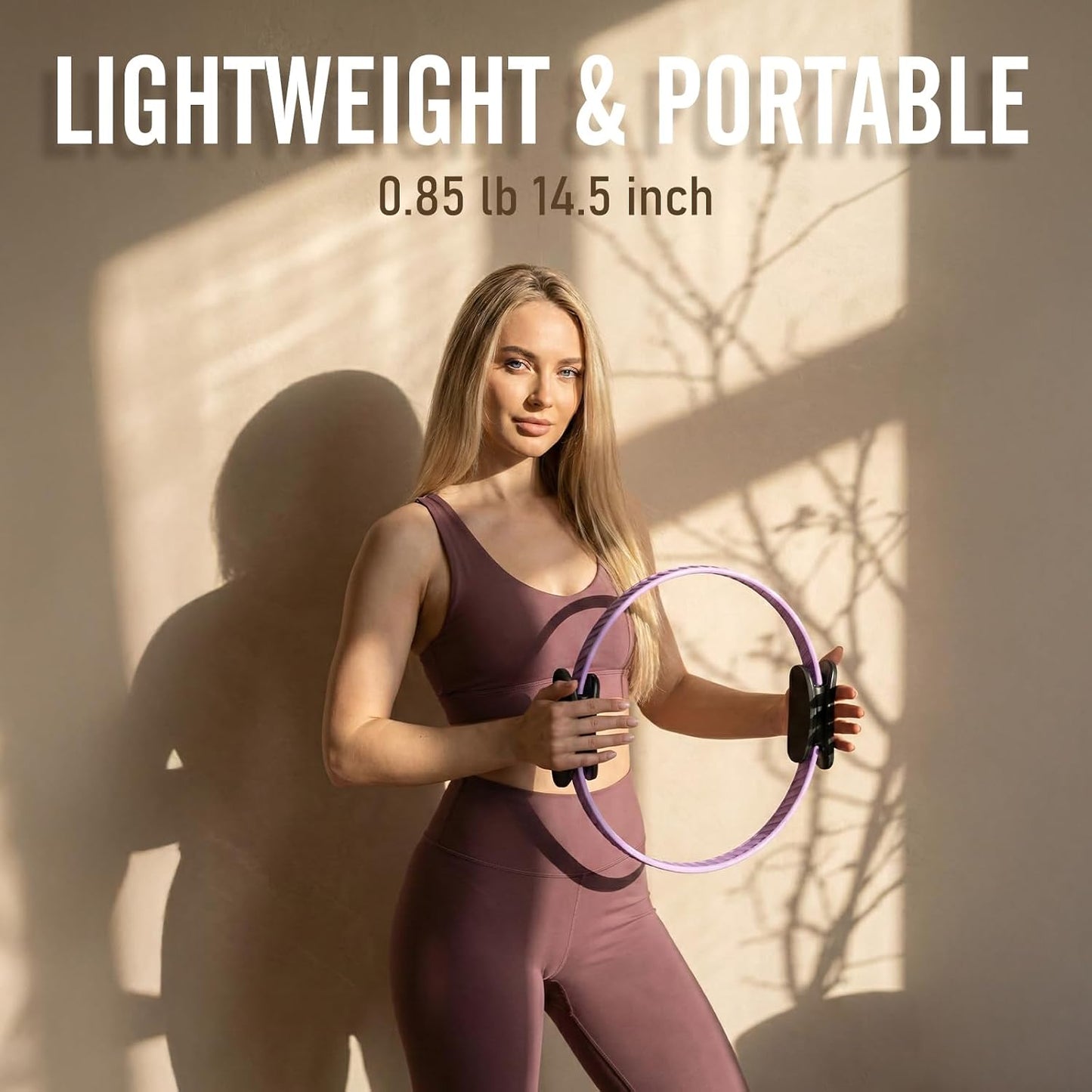 JKSHMYT Pilates Ring Kit for Women, Pilates Equipment – 14.5" Home Magic Circle Workout with Pilates Ball,Resistance Bands,Better me Pilates Essentials Starter Set for Beginners Toning Shape Full Body