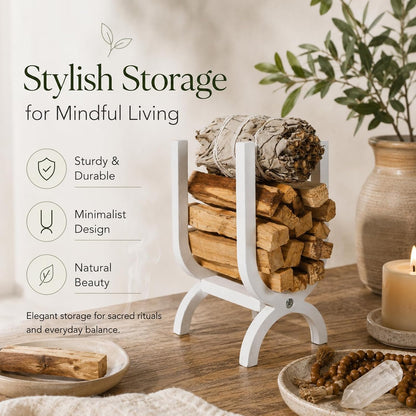 Wooden Palo Santo Holder-Incense Storage Ideal for Palo Santo Sticks& Sage