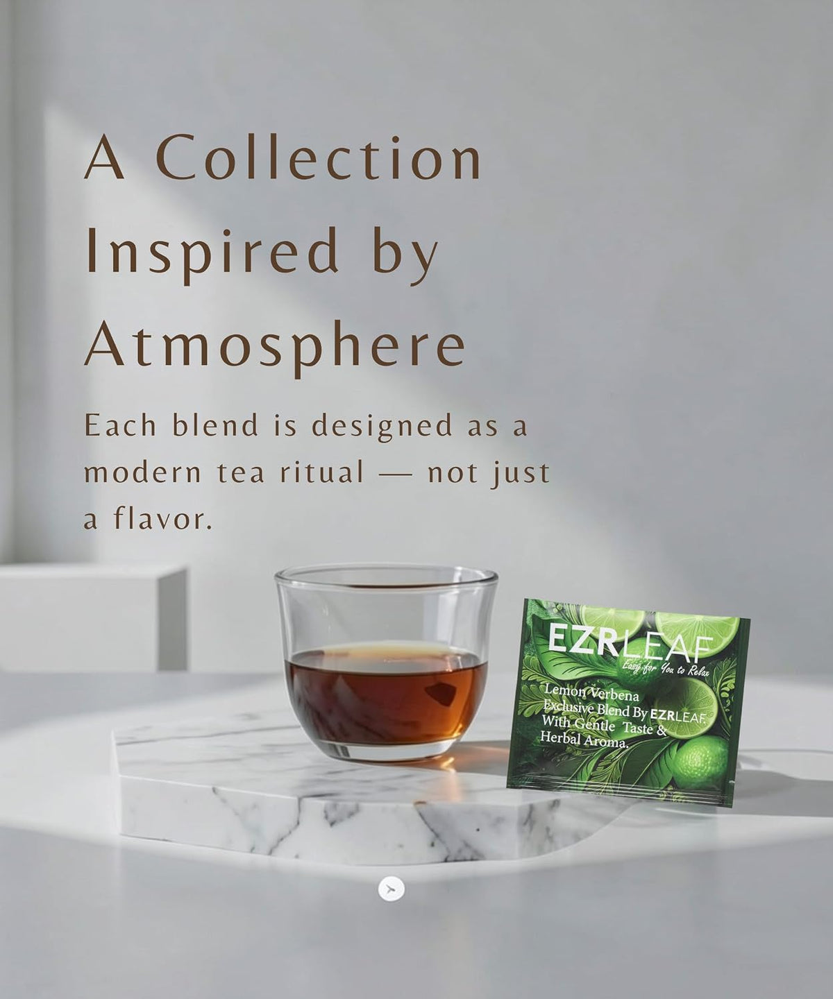 EZR LEAF The Daily Ritual Box – Tea Variety Pack Gift Set, 9 Assorted Tea Blends, Premium Pyramid Tea Bags, Herbal, Black＆Green Tea Collection, Tea Gifts for Tea Lovers, Lemon Verbena, Lemongrass , Rooibos , Lime , Sencha , Blackcurrant , Sweet Rose ,