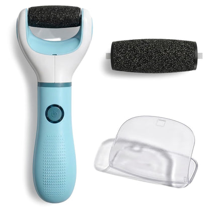 Electric Foot Callus Remover Tool for Dead Skin & Cracked Heels – Battery-Operated Foot Grinder with Replaceable Roller – Pedicure Tools for Feet & Toes – Smooth Feet at Home (Batteries Not Included)