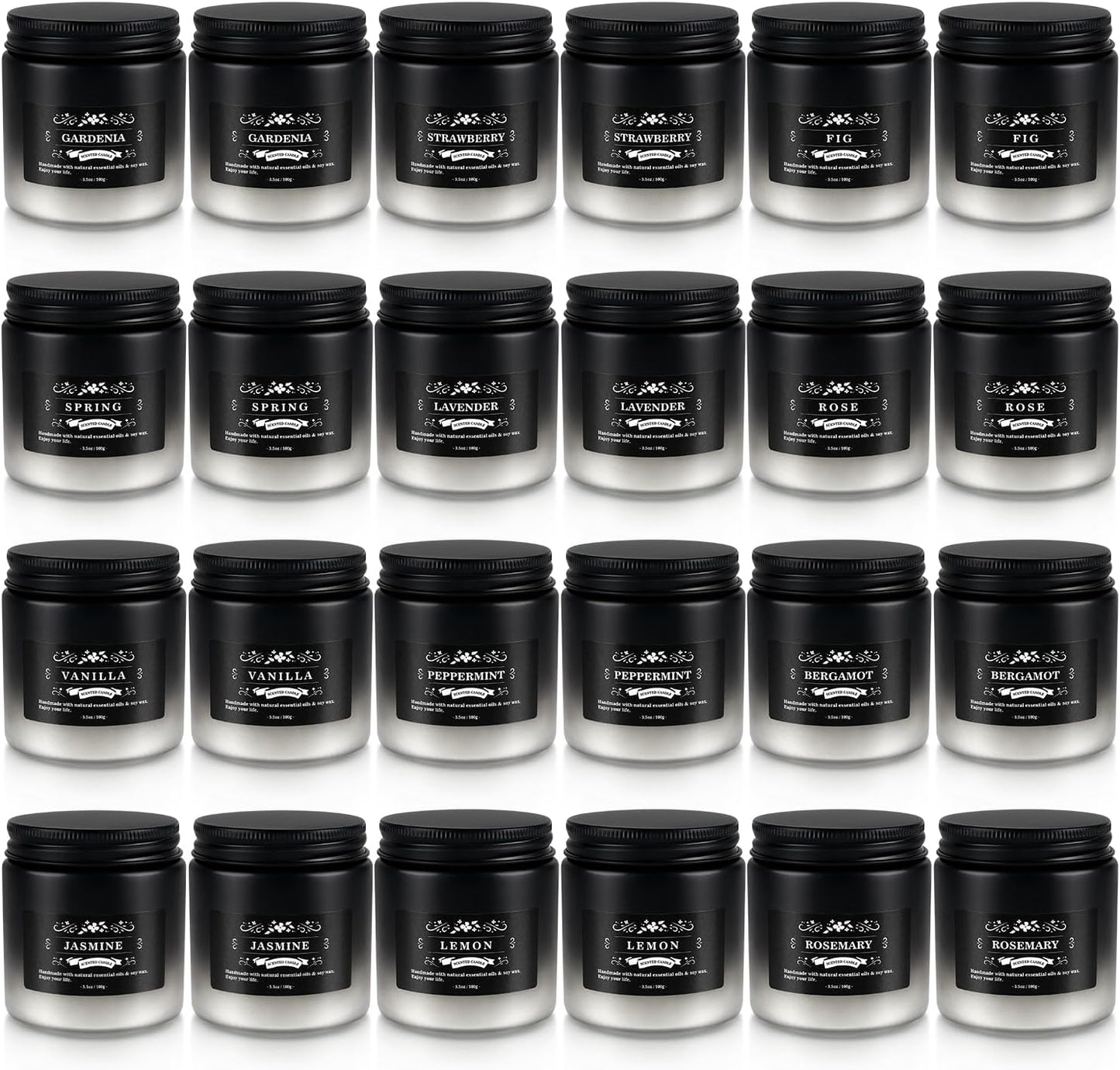 36 Pack Scented Candles Set for Home, Relaxing Stress Relief, Aromatherapy - Natural Soy Wax and Fragrance - Gifts for Women, Mom, Best Friend, Wife, Birthday