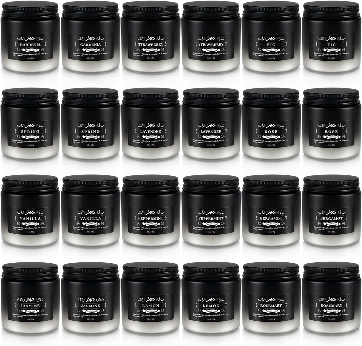 36 Pack Scented Candles Set for Home, Relaxing Stress Relief, Aromatherapy - Natural Soy Wax and Fragrance - Gifts for Women, Mom, Best Friend, Wife, Birthday