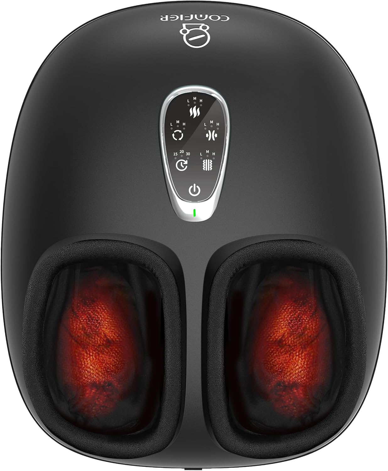 COMFIER [2026 Gift for Men,Women,Shiatsu Foot Massager with Fast Heat,Kneading Rolling Compression,Extra Vibration, FSA Eligible HSA Store, Plantar Fasciitis,Neuropathy Pain, Bigger Size 13IN