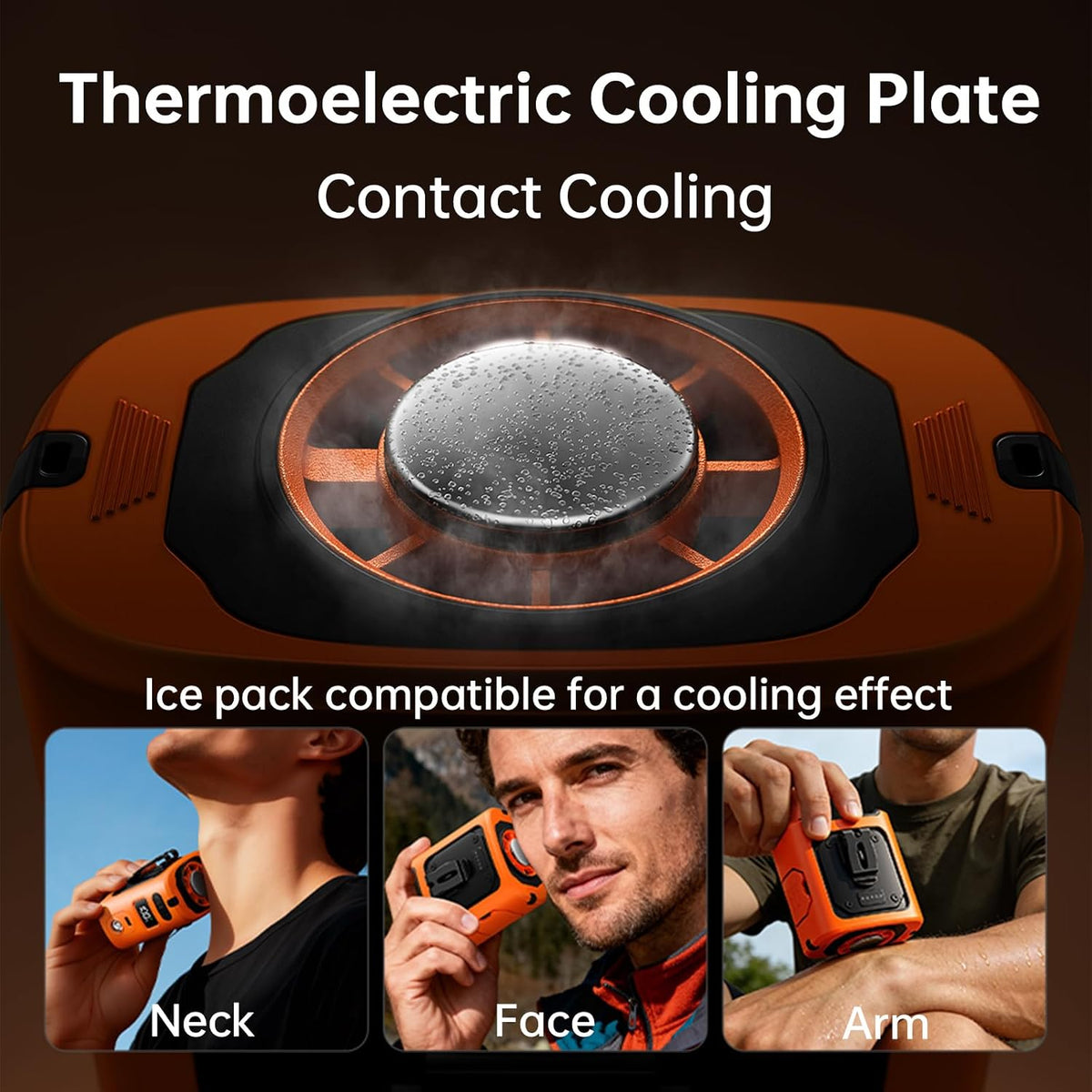 MUXNW Waist Clip Fan,100‑Speed 14000RPM,8000mAh
