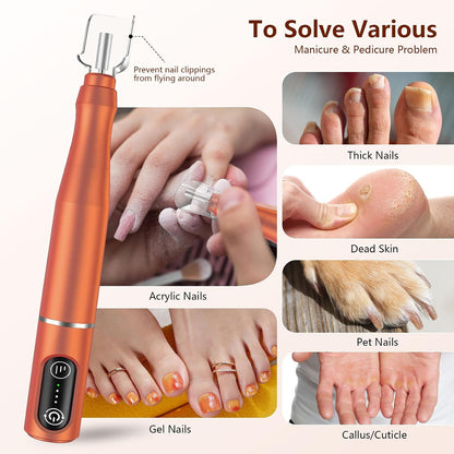TUOBEO Cordless Nail Drill Electric Nail File Kit, Rechargeable Efile Set, Portable Acrylic Gel Nail Polish Remover Machine, Pedicure Manicure Tool, 11 Bits, 56 Sanding Bands, Salon Home, Purple