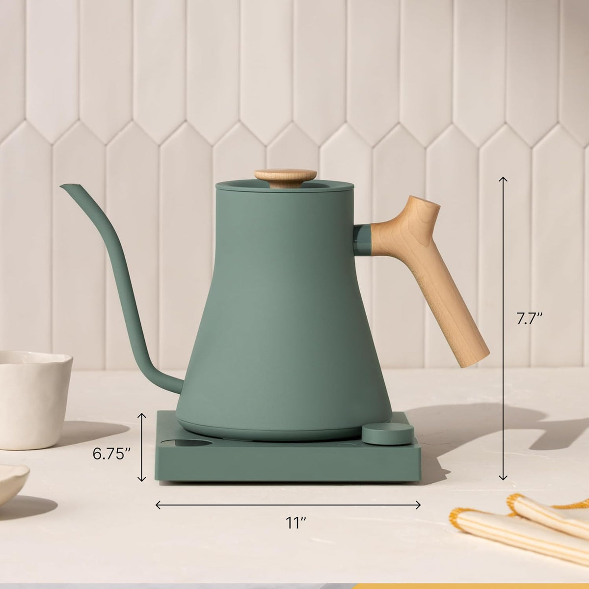 Fellow Stagg EKG Pro Gooseneck Electric Kettle, Brew Timer, 0.9 Liter