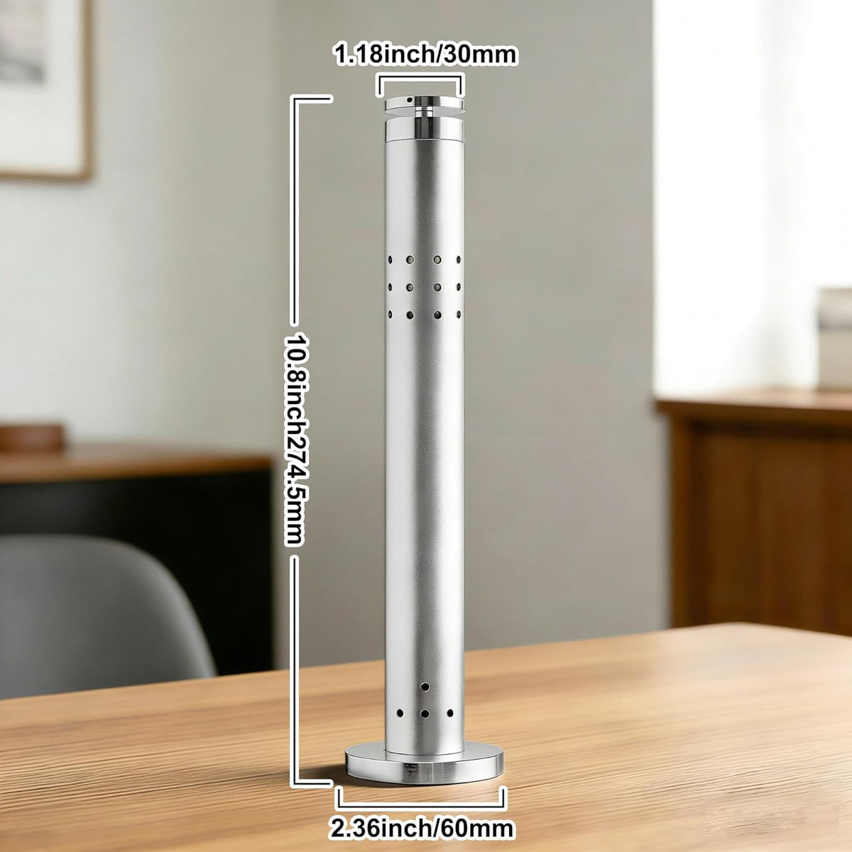 Aluminum Alloy Incense Holder for Sticks, Hanging Incense Burner Holder with Ash Catcher & Hook, Outdoor Incense Stick Holder, with 20 Incense Sticks, for Home, Outdoor, Camping, Meditation, Yoga, Spa